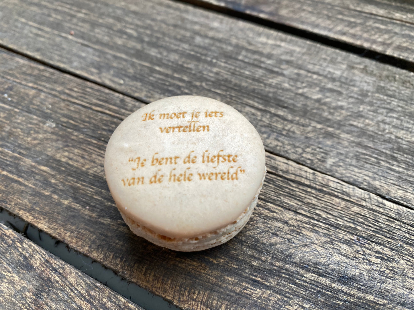 Macaron "Persoonlijke boodschap"
