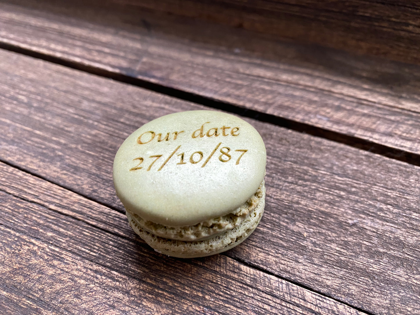 Macaron "Persoonlijke boodschap"