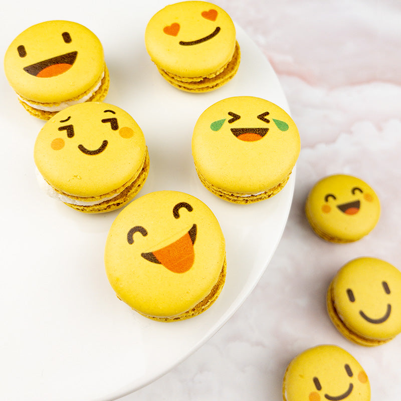 Smiley macarons